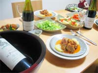 和のワインクーラーが素敵！