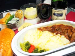 カンタスの夕食