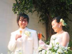 シャンパン披露宴