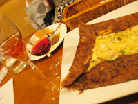 そば粉のクレープ