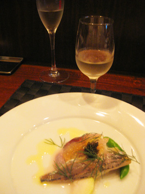 イワシとアジのマリナート