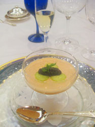 赤ピーマンとトマトのサバイヨン