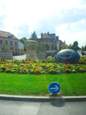 エペルネのロータリー