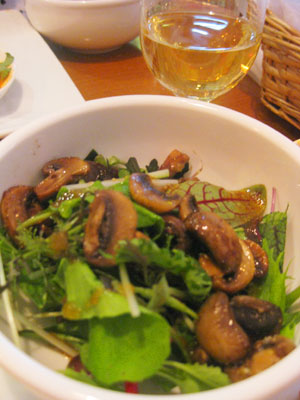 マッシュルームのサラダ