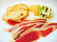 ハモンイベリコとイベリコ豚のリエット