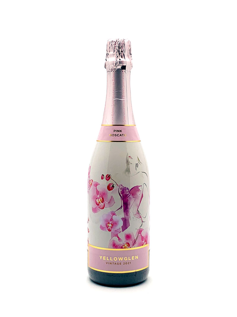 イエローグレン｜ボタニックス・シリーズ　　ピンク・モスカート　オーキッドラベル [2021] 750ml